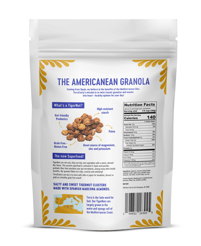 Mediterranean Grain-Free Tigernut Granola with Marcona Almond Butter
