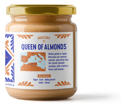 Marcona Almond Butter with Zero Added Sugar